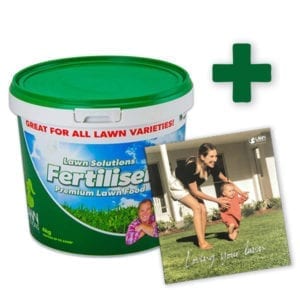 4kg Bucket Fertiliser + Loving your lawn book