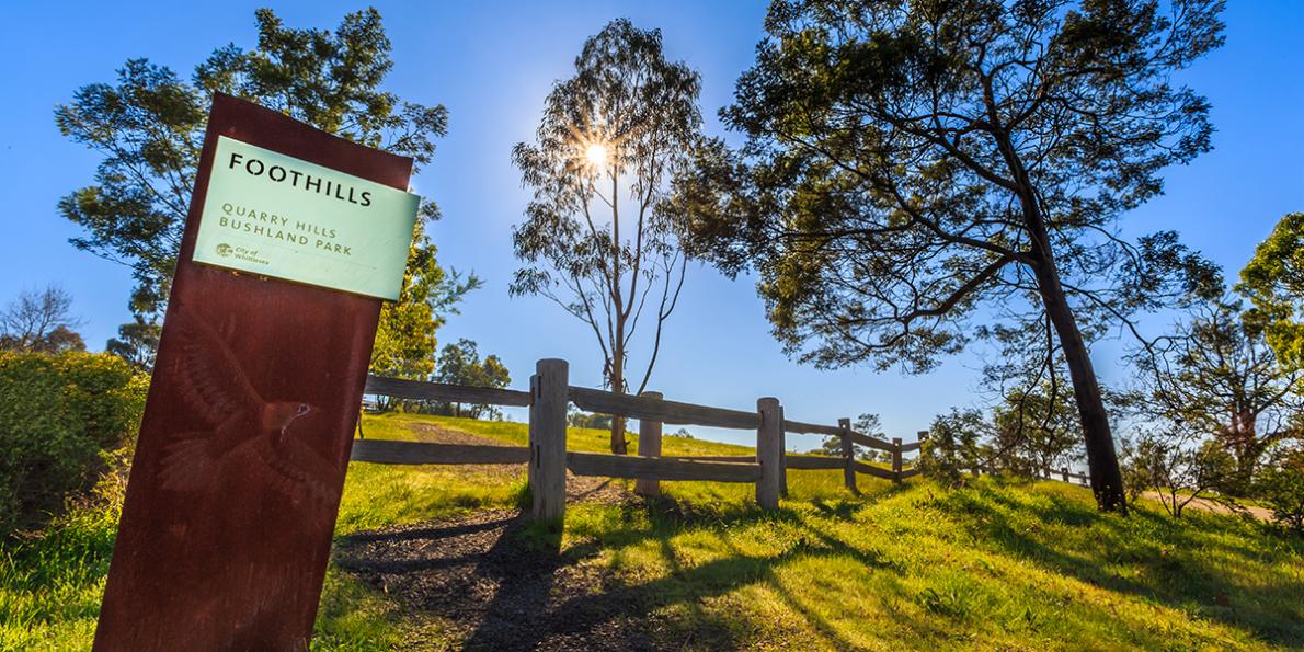 quarry hills bushland image