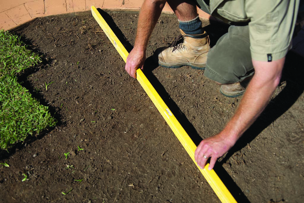 laying instant turf